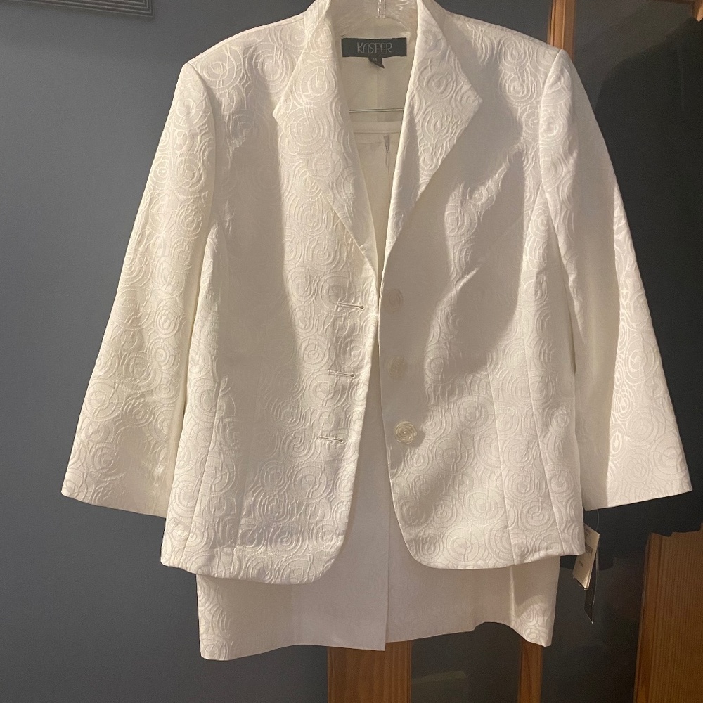 Kasper blazer and skirt